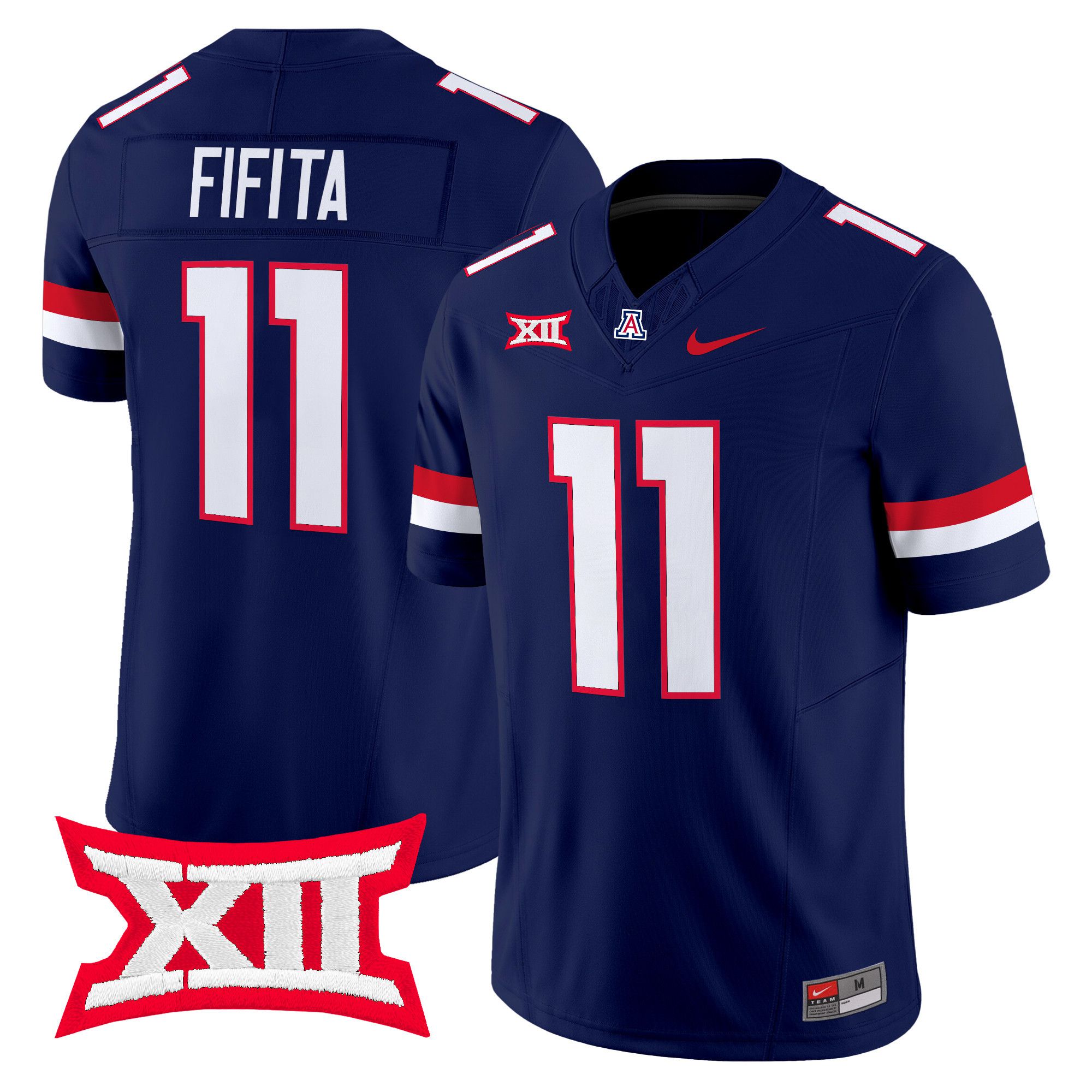Men Arizona Wildcats #11 Fifita Blue Nike 2024 Vapor Limited NCAA Jersey style 1->more ncaa teams->NCAA Jersey